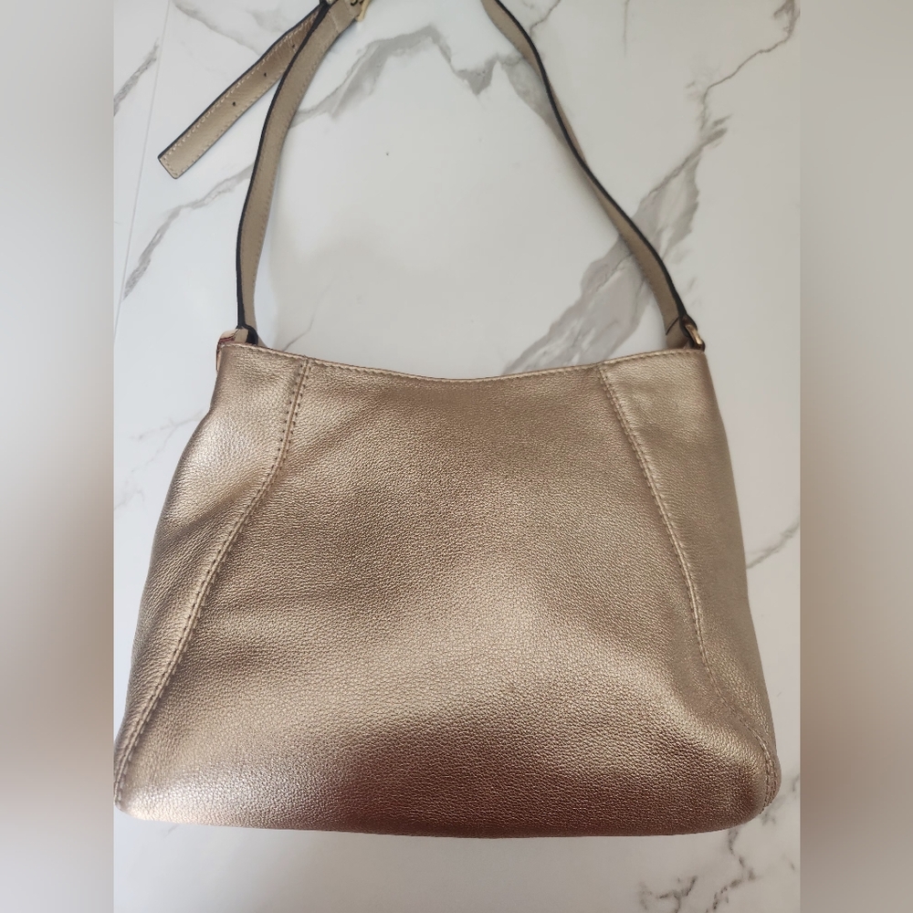 Michael Kors Gold Hobo Bag. Great Preloved Condition. - Picture 4 of 9